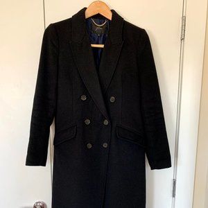 J.Crew Long Wool-Cashmere Topcoat
